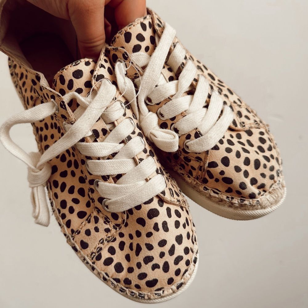 NWOT Dolce Vita Leopard Canvas Morris Shoes Espadrilles - Picture 5 of 8